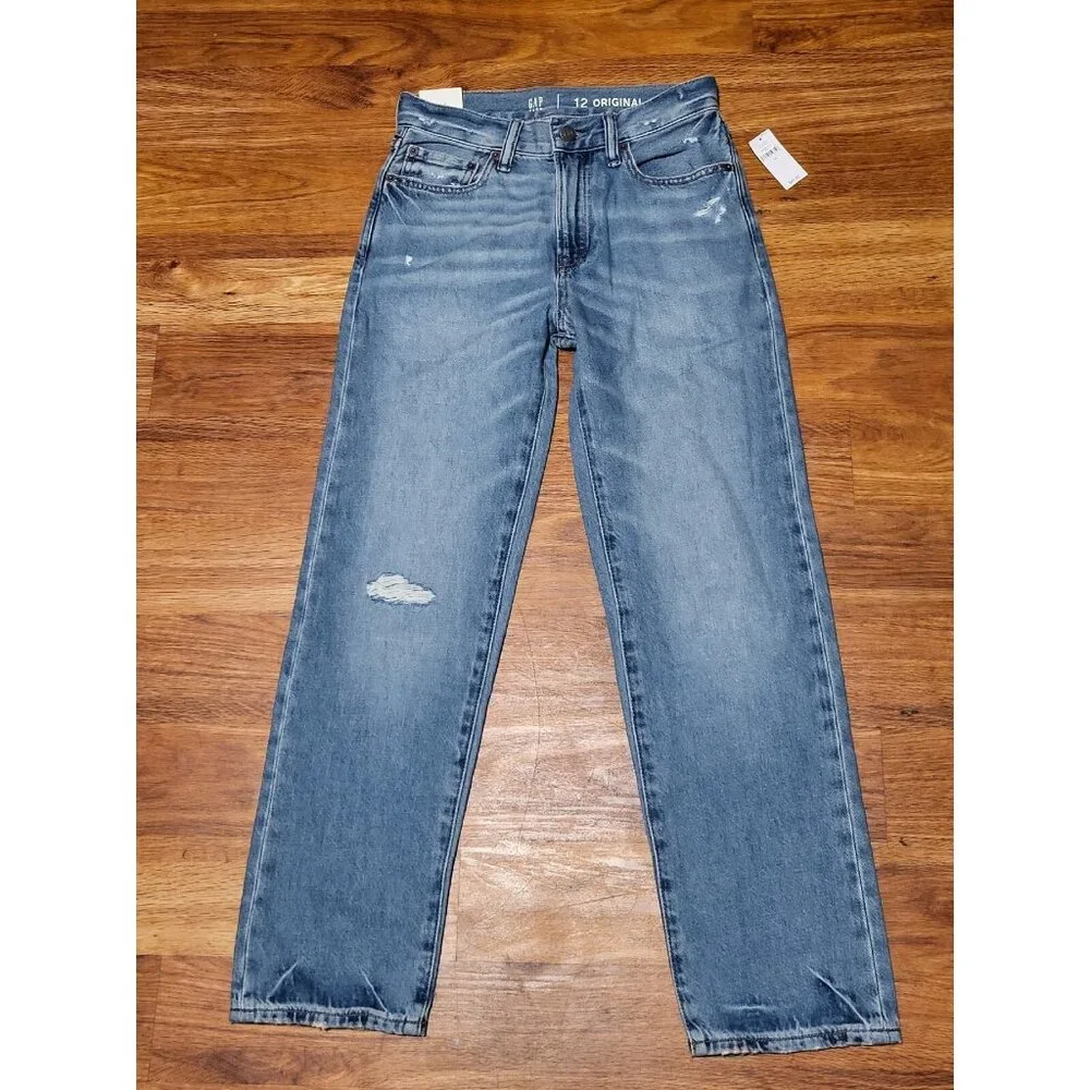 NWT Gap Teen‎ Size 12 Original Medium Wash